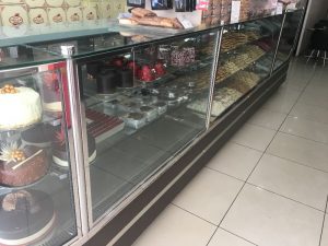 Pasta börek teşhir için dolap 6 metre