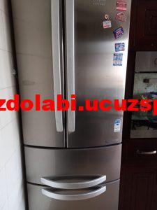 Temiz Durumda İnoks Hotpoint-Ariston H8TIH 182 O3 X A+ 575 LT No Frost Buzdolabı 11 İnoks gardırop tipi ariston buzdolabı ikinci el