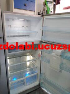 Temiz buzdolabı yeni nesil gri nofrost buzdolabı